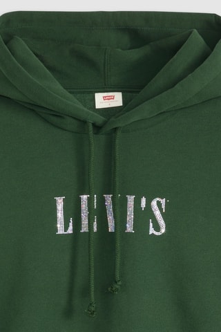 Sweater met Capuchon Graphic Everyday - Donkergroen - Groen