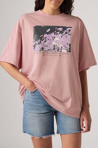 T-shirt Graphic Short Stack Universe Co - Lichtroze