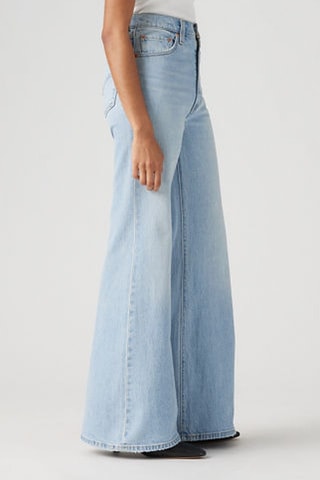 Flare Jeans Ribcage - Licht-indigoblauw - Blauw