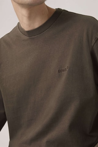 T-shirt Authentic Garment Dye Bracken Gar - Groen