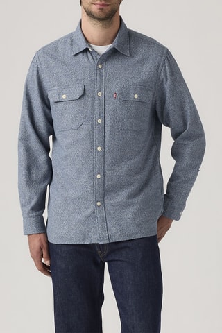 Overhemd Jackson Worker Tricolor Grindle - Blauw