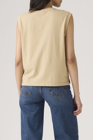 T-shirt Boxy Safari Slub - Beige