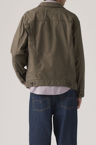 Spijkerjasje Relaxed Fit Trucker Maitake - Bruin