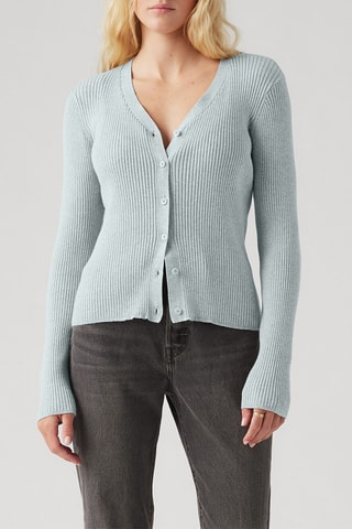 Vest Tulip Cardigan Dusty - Blauw