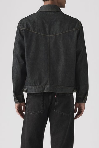 Spijkerjasje Market Miners Trucker Twist And Sew T - Zwart