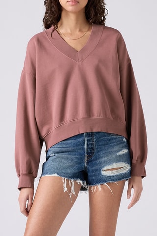 Sweater Vintage  H126 Cru - Rood