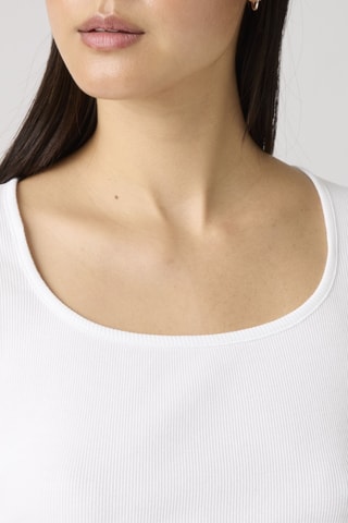 T-shirt Essential Sqrd Neck - Wit