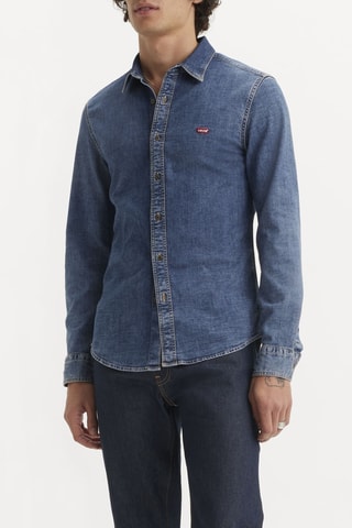 Overhemd Slim Fit - Blauw - Blauw