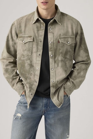 Jasje Relaxed Fit Western Camo Avenue Western - Groen