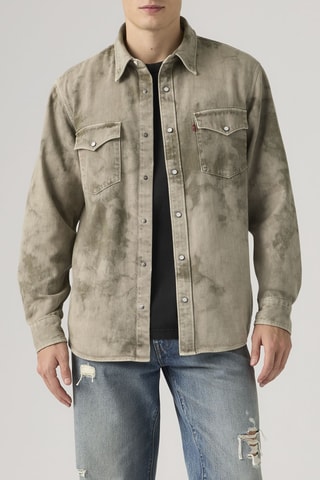 Jasje Relaxed Fit Western Camo Avenue Western - Groen