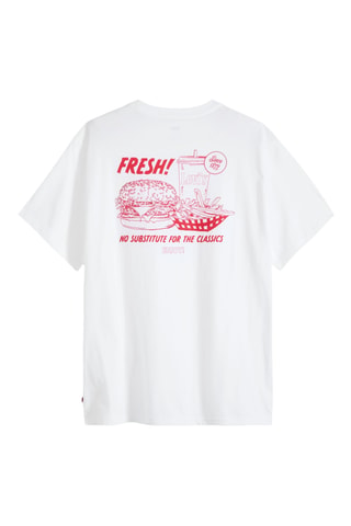 T-shirt Relaxed Fit Fresh Plus - Wit