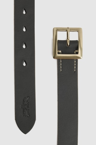 Leren Riem Casey - Zwart