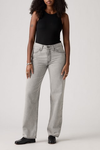 Jeans met Hoge Taille - Blauw