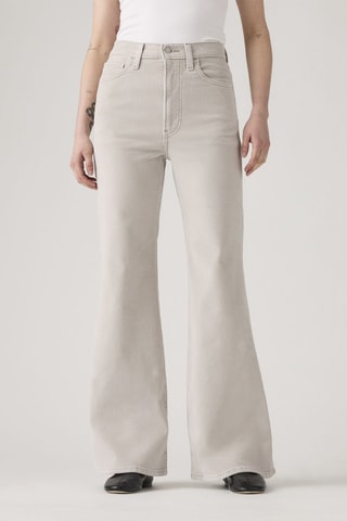 Jeans Flare Cut - Lichtgrijs - Grijs