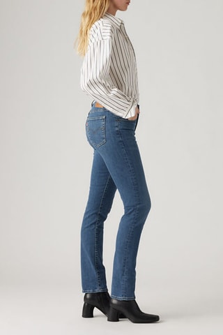Rechte Jeans Hoge Taille 724™ - Indigoblauw - Blauw