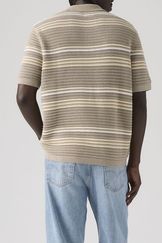 Polo Laguna Sweater Polo Terrace Stripe V2 Vi - Kaki