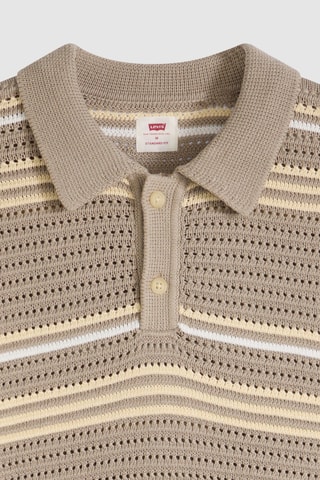 Polo Laguna Sweater Polo Terrace Stripe V2 Vi - Kaki