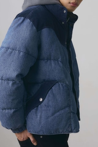 Gewatteerde Jas - Blauw - Blauw