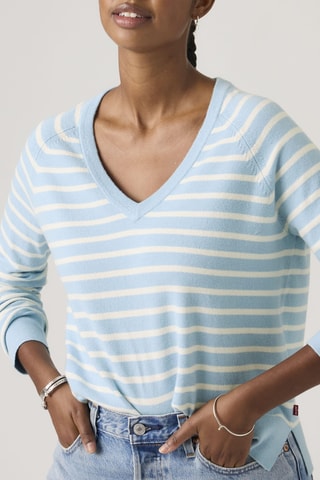 Trui Super Soft Pullover Parisienne - Blauw