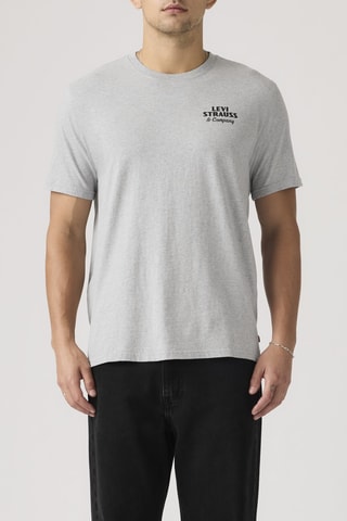 T-shirt Relaxed Fit Archival Overal - Grijs