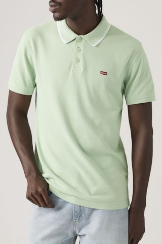 Polo Wood Tipping Stripe Cameo - Groen