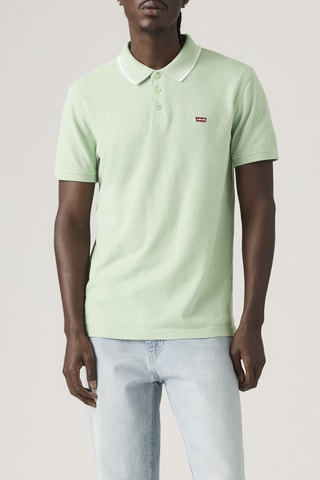 Polo Wood Tipping Stripe Cameo - Groen