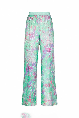 Pantalon en soie - Beige clair