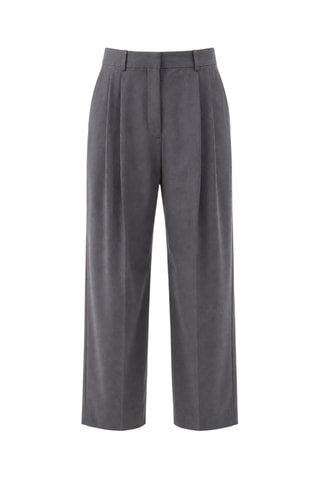 Pantalon 7/8 en laine - Anthracite