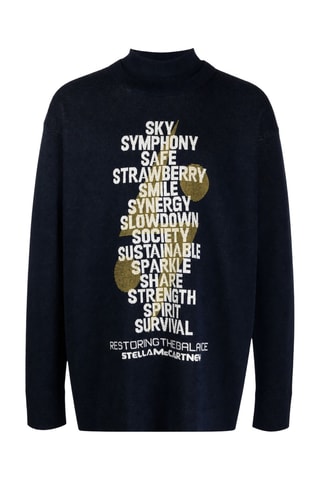 Pull en laine - Bleu marine