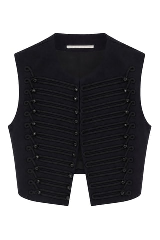 Gilet  sans manches en laine - Bleu marine