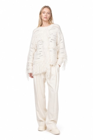 Pull en laine et alpaga - Beige clair