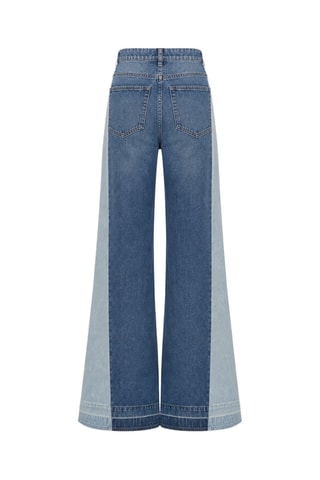 Jean taille haute - Bleu