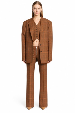 Veste de costume en laine - Rose