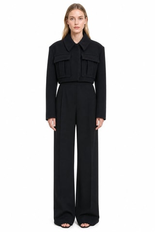Veste en laine - Noir