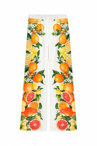 Pantalon en soie - Multicolore