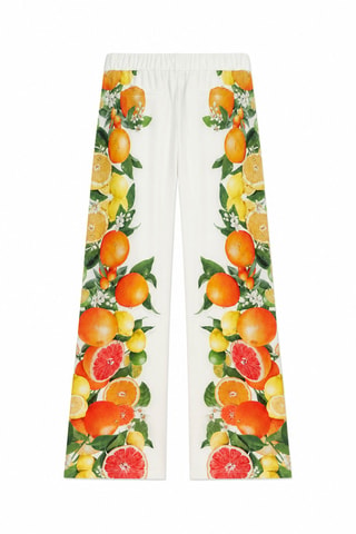Pantalon en soie - Multicolore
