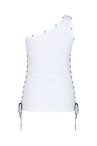 Top asymétrique - Blanc