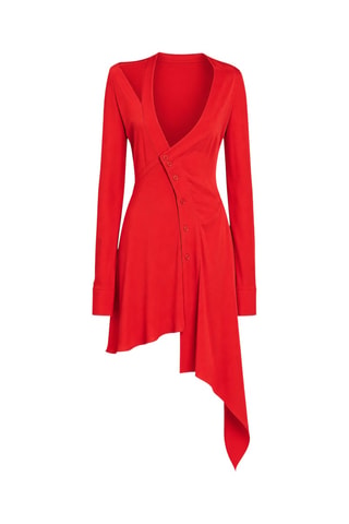 Robe chemise - Rouge