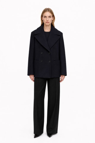 Veste en laine - Bleu marine