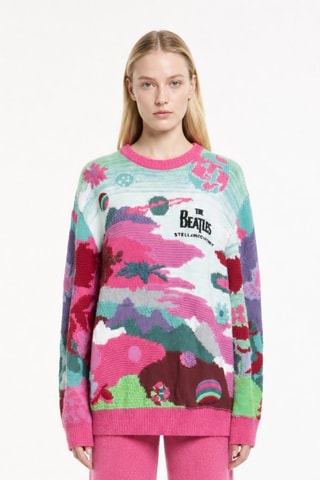 Pull en laine Les Beatles - Multicolore