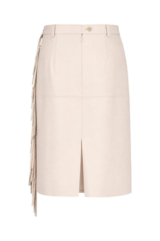 Jupe droite - Beige clair