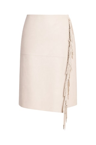 Jupe droite - Beige clair