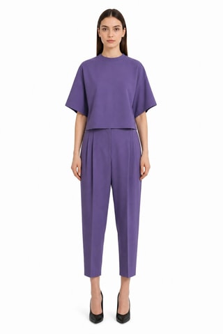 Pantalon en laine - Violet