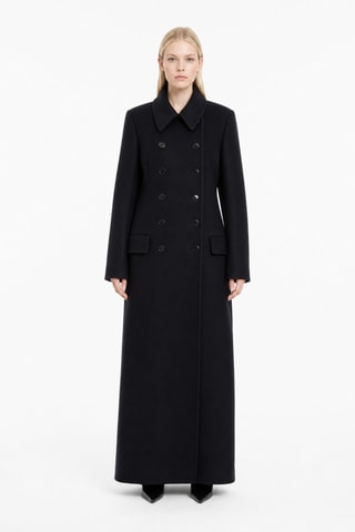 Manteau en laine - Bleu marine