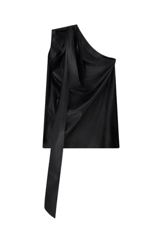 Top asymétrique - Noir