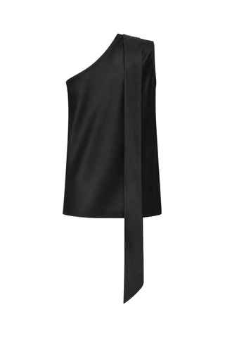 Top asymétrique - Noir