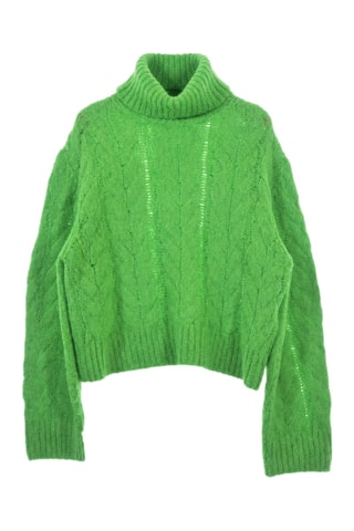 Pull en alpaga - Vert