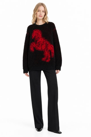 Pull en alpaga - Noir