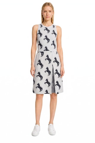Jupe droite taille haute - Multicolore
