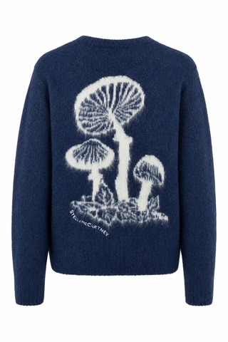 Pull en alpaga - Bleu marine